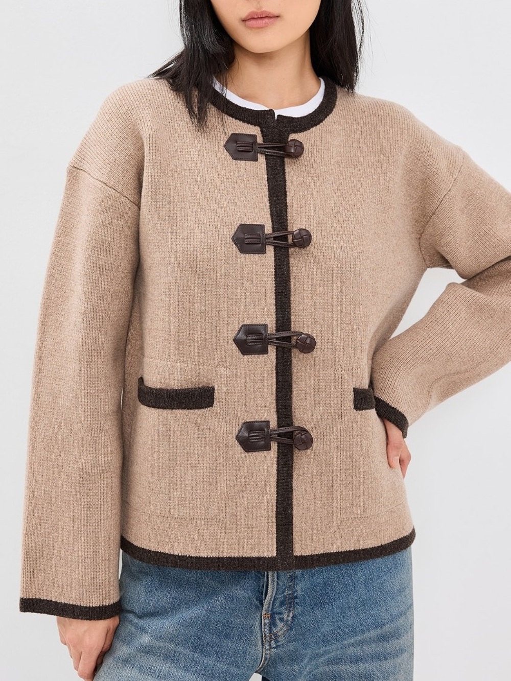 Alex Mill Aubree Merino Wool Sweater In Oatmeal Size Small